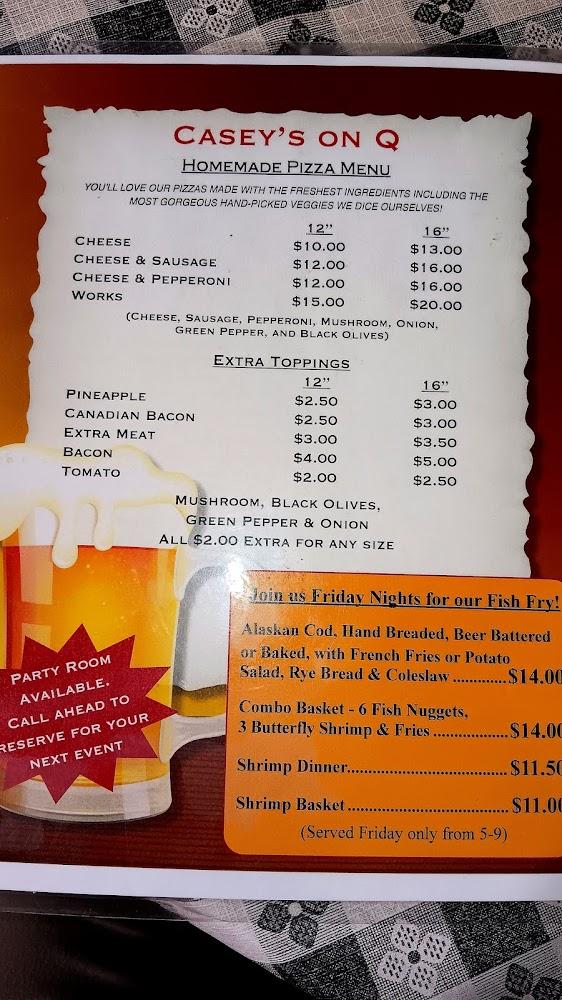 Casey's On Q Menu image 3